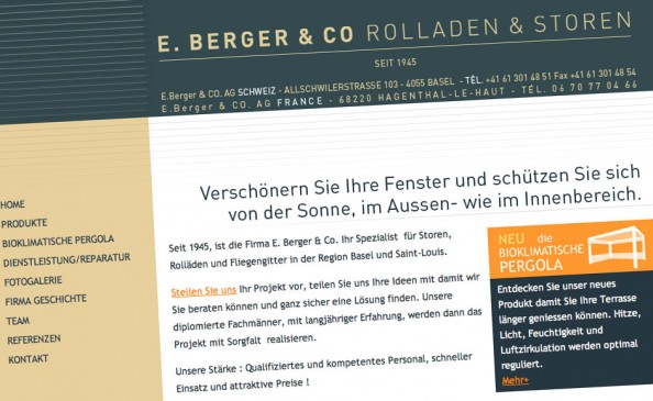 E. Berger Rolladen & Storen